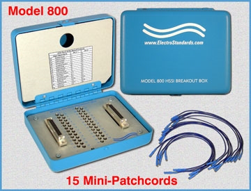 Model 800 HSSI (SCSI-2) Interface Breakout Box